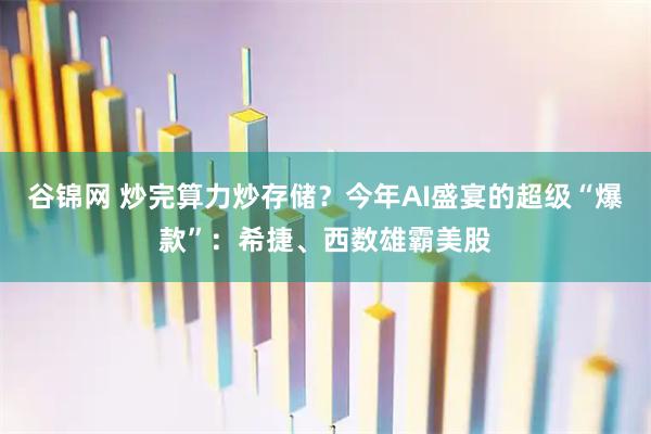 谷锦网 炒完算力炒存储？今年AI盛宴的超级“爆款”：希捷、西数雄霸美股