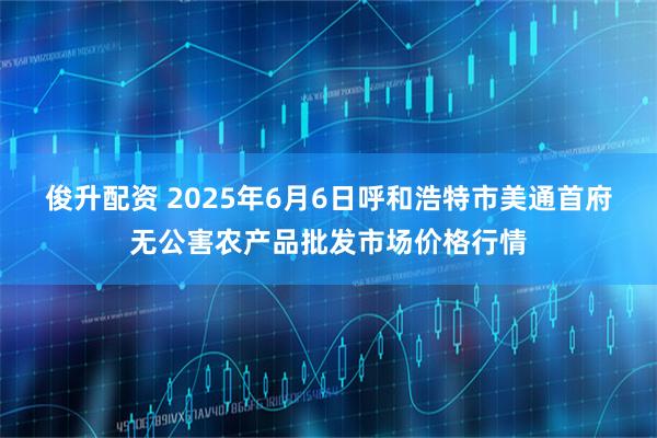 俊升配资 2025年6月6日呼和浩特市美通首府无公害农产品批发市场价格行情